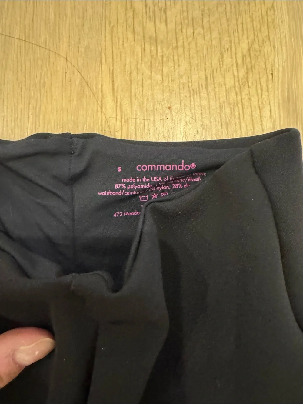 Commando Black High-Rise Flare Pants